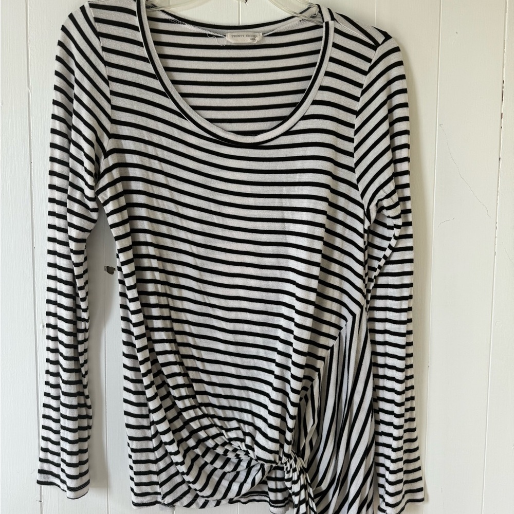 Long sleeve strip women’s top